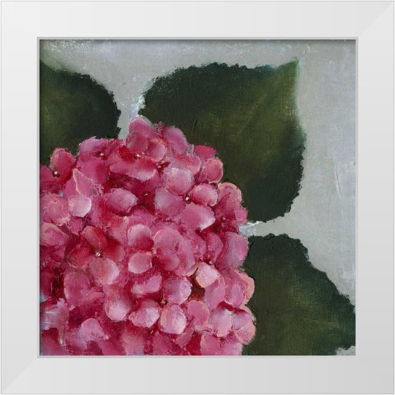 Nichols, Liz 12x12 White Modern Wood Framed Museum Art Print Titled - Hydrangea Detail II