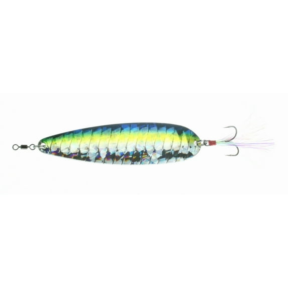 Nichols Lures 4FS14-34 4" Lake Fork Flutter Spoon Bombshell Shad, 3/4 oz