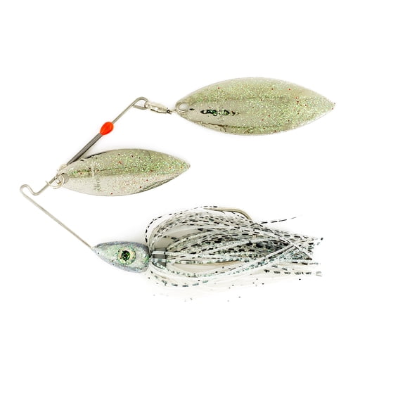 Nichols Lures 73-12 Pulsator Metal Flake Spinnerbait Green Tilapia, 1/2 oz