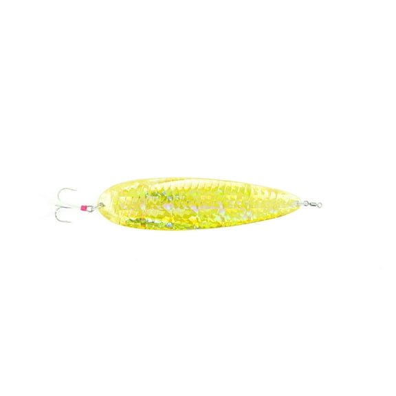 Nichols Lures 8FS3-35 8" Ben Parker Magnum Flutter Spoon Gold Shattered Glass, 3.5 oz