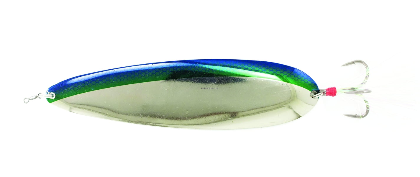 Nichols Lures Ben Parker Mini Magnum Flutter Spoon, 6", Blueback Herring - Walmart.com