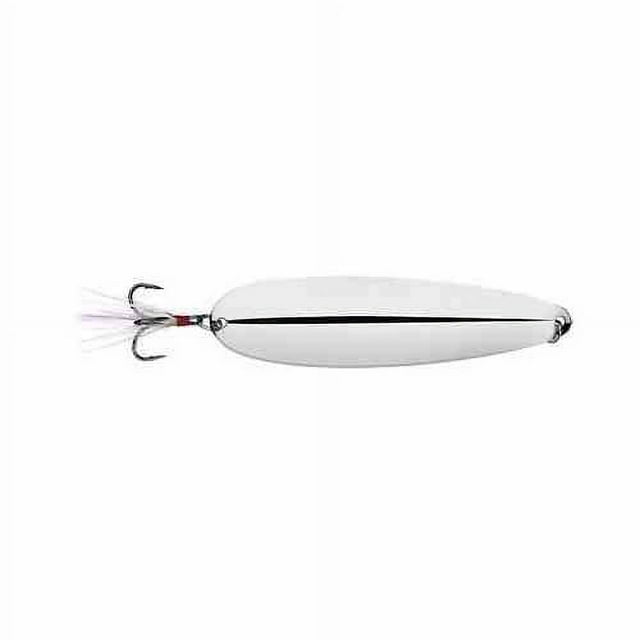 Nichols Lures Ben Parker Mini Magnum Flutter Spoon, 6", Silver Chrome - Walmart.com