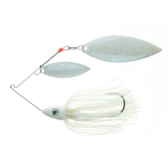 Nichols Lures DF40-1 Pulsator Depth Finder Metal Flake Spinnerbait, 1oz, Blue Shad White Blue