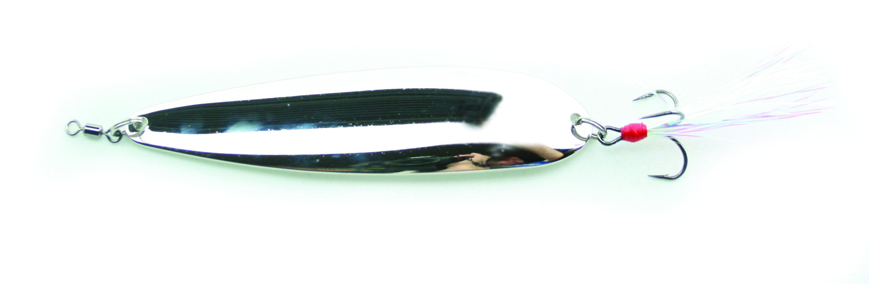 Nichols Lures FS5-118 5" Lake Fork Flutter Spoon Silver Chrome ...