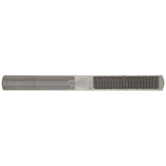 Nicholson Combination Rasp/Hand File without Tang Boxed, American Pattern, Half-Round, 8" Length