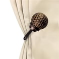 thumbnail image 1 of Nicholson Curtain Holdback Set, Cocoa - Set of 2, 1 of 1