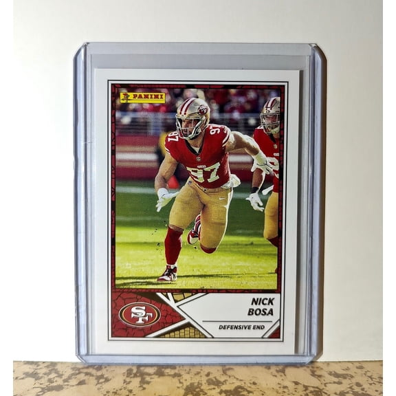 Nick Bosa 2024 Panini NFL #38 Sticker Card San Francisco 49ers