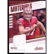 Nick Bosa Card 2019 Absolute Absolute Rookie Materials #31
