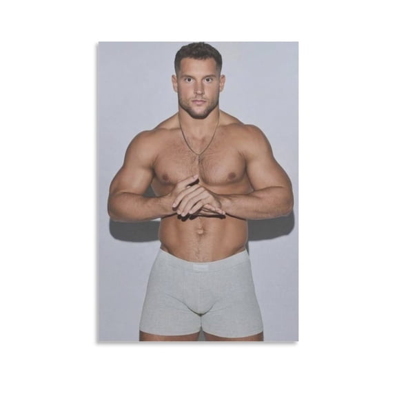 Nick Bosa Poster Wall Art Poster Scroll Canvas Painting Picture Living Room Decor Home 20x30inch(50x75cm)
