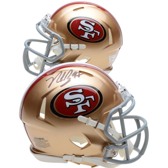 Nick Bosa San Francisco 49ers Autographed Riddell Speed Mini Helmet - Fanatics Authentic Certified