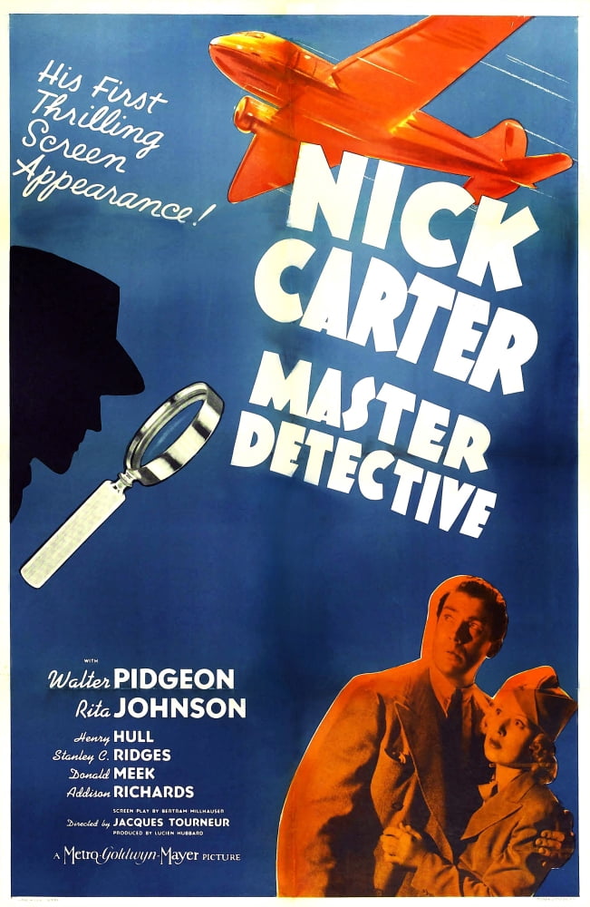 Nick Carter Master Detective U Canvas Art -  (11 x 17)