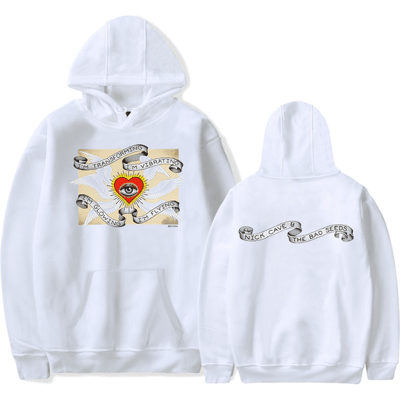 Nick Cave Bad Seeds Hoodie Men's Hip Hop Printing Pullover Hooded Sweatshirts