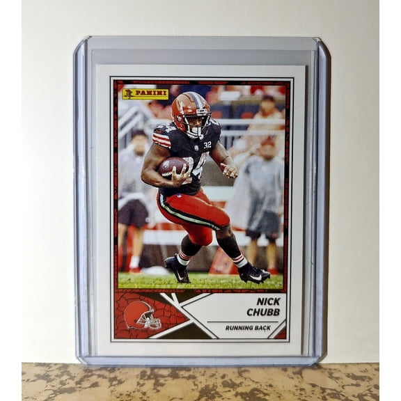 Nick Chubb 2024 Panini NFL #25 Sticker Card Cleveland Browns