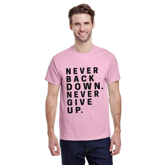 Nick Eh 30 Never Back Down Never Give Up Funny Gamer Unisex T-Shirt, for men & women, up to size 5XL