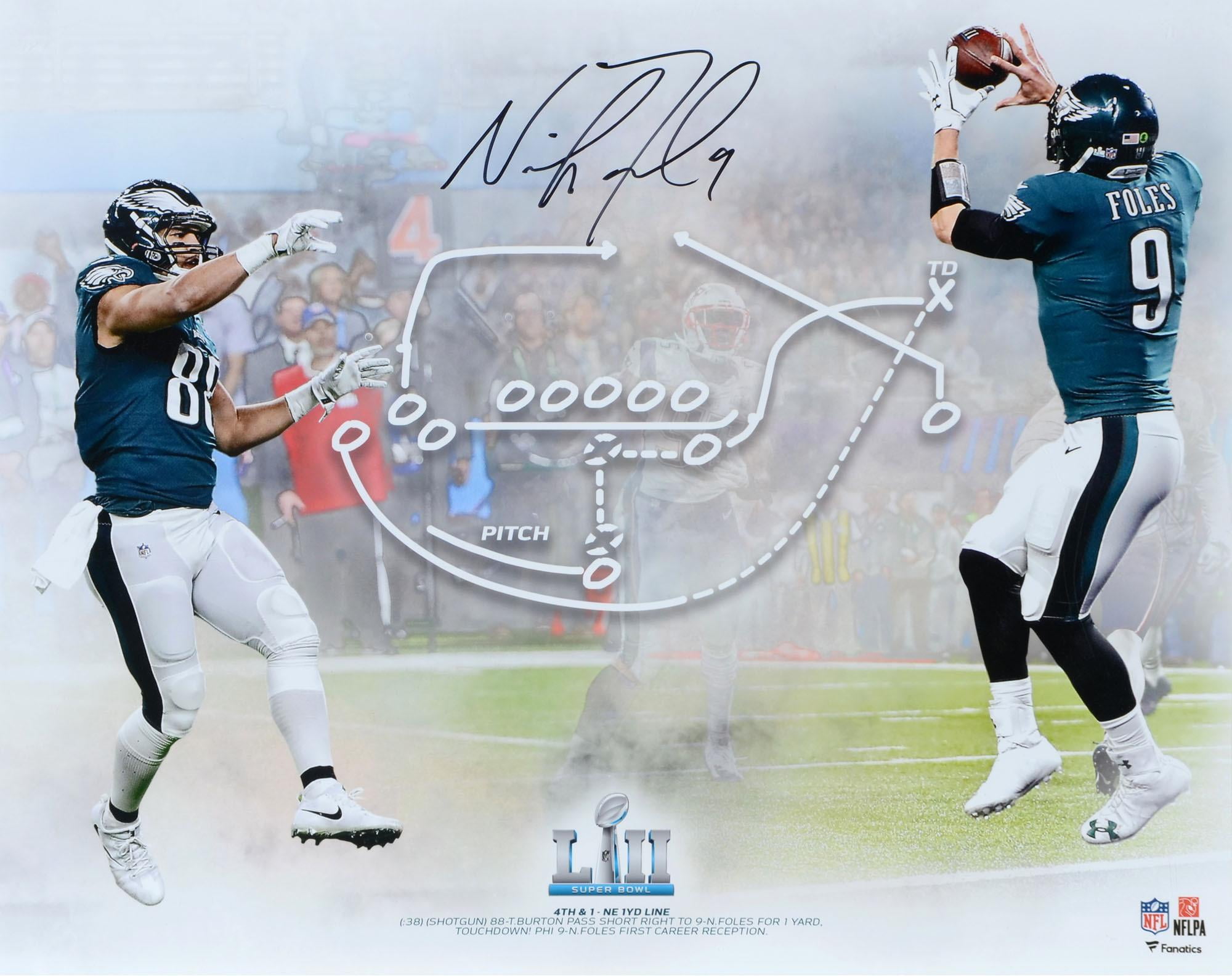 Nick foles eagles electroluminescent super bowl jersey