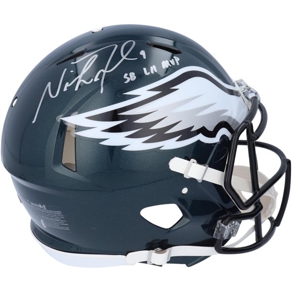 Nick Foles Philadelphia Eagles Autographed Riddell Speed Authentic Pro-Line Helmet with "SB LII MVP" Inscription - Fanatics Authentic Certified
