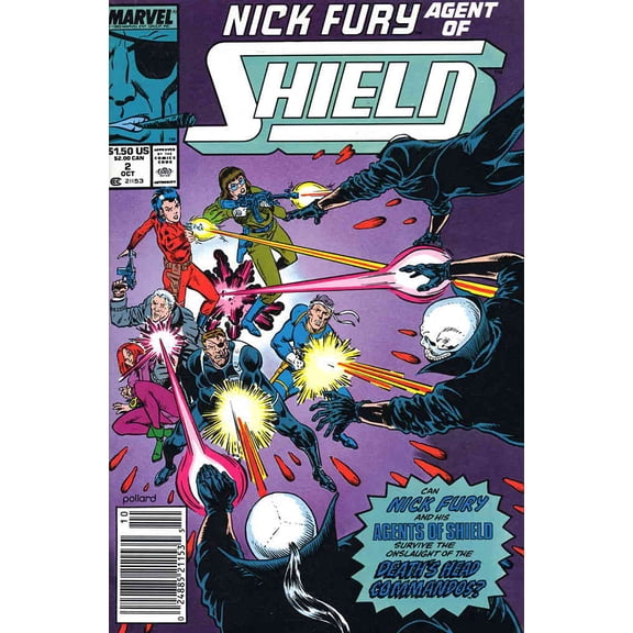 Nick Fury, Agent of S.H.I.E.L.D. (3rd Series) #2 (Newsstand) VF ; Marvel Comic Book