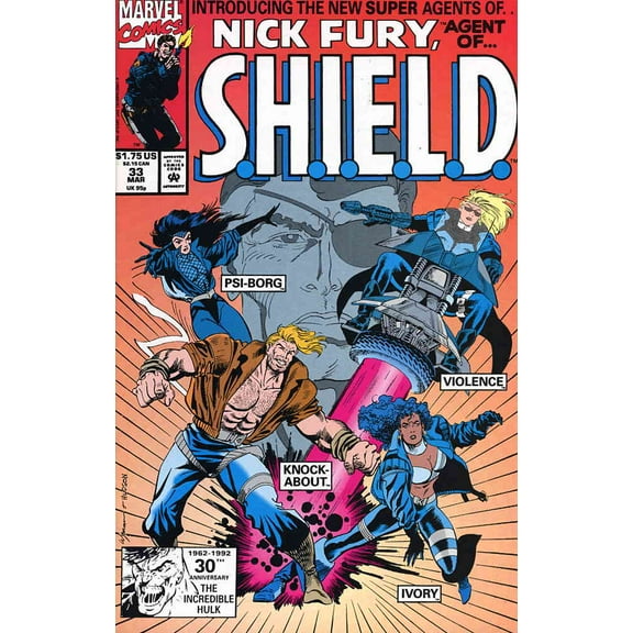 Nick Fury, Agent of S.H.I.E.L.D. (3rd Series) #33 VF ; Marvel Comic Book