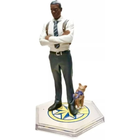 Nick Fury & Goose Cat Captain Marvel Cake Topper Infinity Figure 4" Pvc