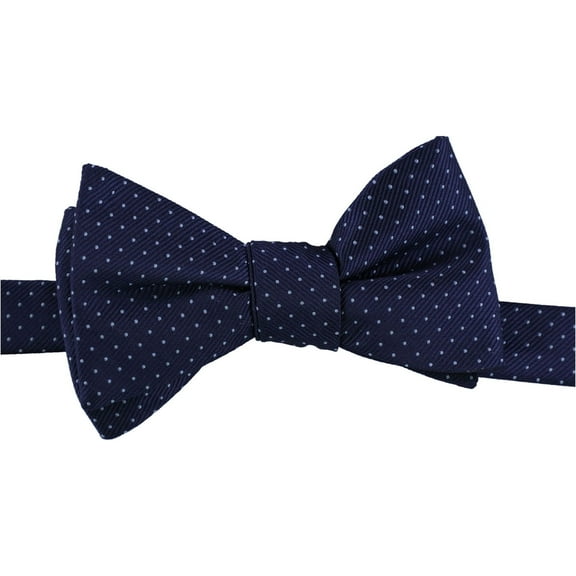 Nick Graham Boys Pindot Pre-tied Bow Tie, Blue, One Size