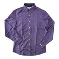 thumbnail image 1 of Nick Graham Men's Everywhere Stretch Performance Woven Modern Fit Shirt (Purple, XL), 1 of 1
