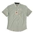 thumbnail image 1 of Nick Graham Men's Everywhere Woven Stretch Performance Short Sleeve Shirt (Aqua, XL), 1 of 1