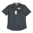 thumbnail image 1 of Nick Graham Men's Everywhere Woven Stretch Performance Short Sleeve Shirt (Navy, XXL), 1 of 1