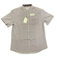 thumbnail image 1 of Nick Graham Men's Performance Stretch Printed Woven Short Sleeve Button Up Shirt (Purple, S), 1 of 4