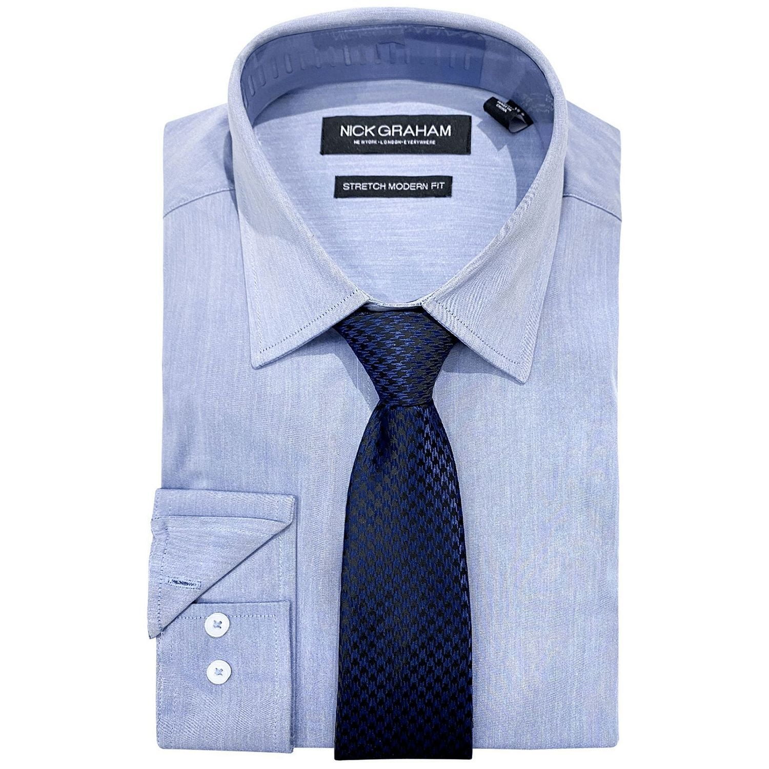 grey dress shirt blue tie How to Match Ties to Suits and Shirts