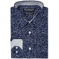 thumbnail image 1 of Nick Graham Mens Printed Cotton Button-Down Shirt, 1 of 1