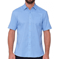 thumbnail image 1 of Nick Graham Performance Stretch Sport Short Sleeve Woven Shirt (Blue XL), 1 of 2