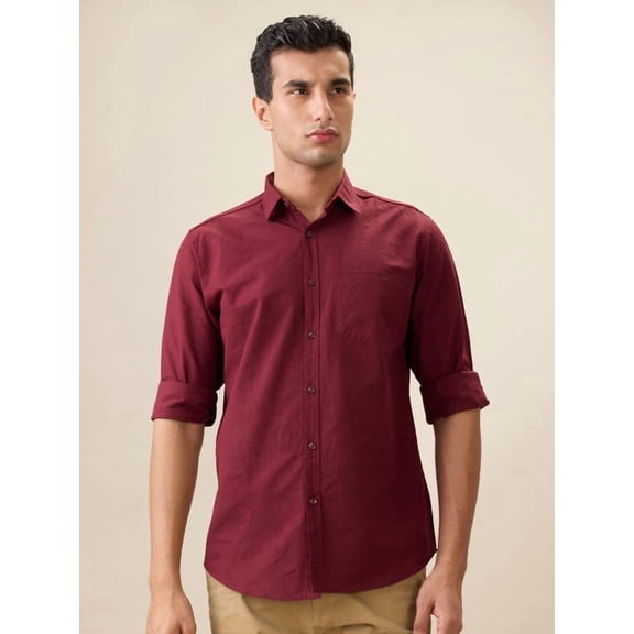 Nick&Jess Mens 100%Cotton Slim Fit Dobby Stripes Shirts