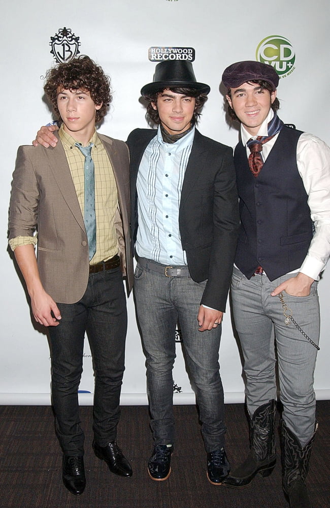 The Jonas Brothers, Nick Jonas, Joe Jonas and Kevin Jonas and