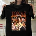 thumbnail image 1 of Nick Jonas Vintage Retro Style Pop Star Music Fan Graphic G252 Unisex T-Shirt, Up to Size 5XL, 1 of 2