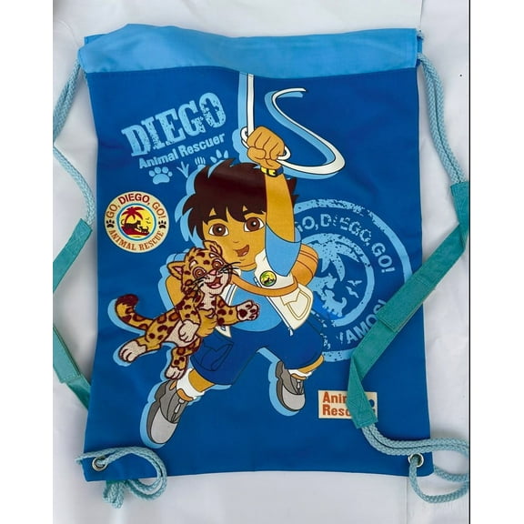 Nick Jr Diego Animal Rescuer Drawstring Cinch Sack