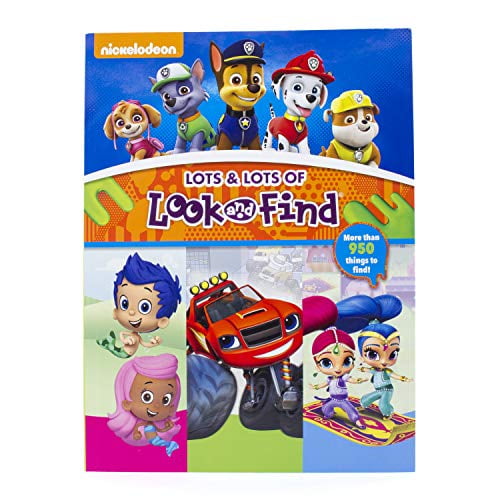 Pre-Owned Nickelodeon PAW Patrol, Bubble Guppies, Blaze, and More! Lots \u0026 Lots of Look and Find - PI Kids (Paperback) 1503713784 9781503713789