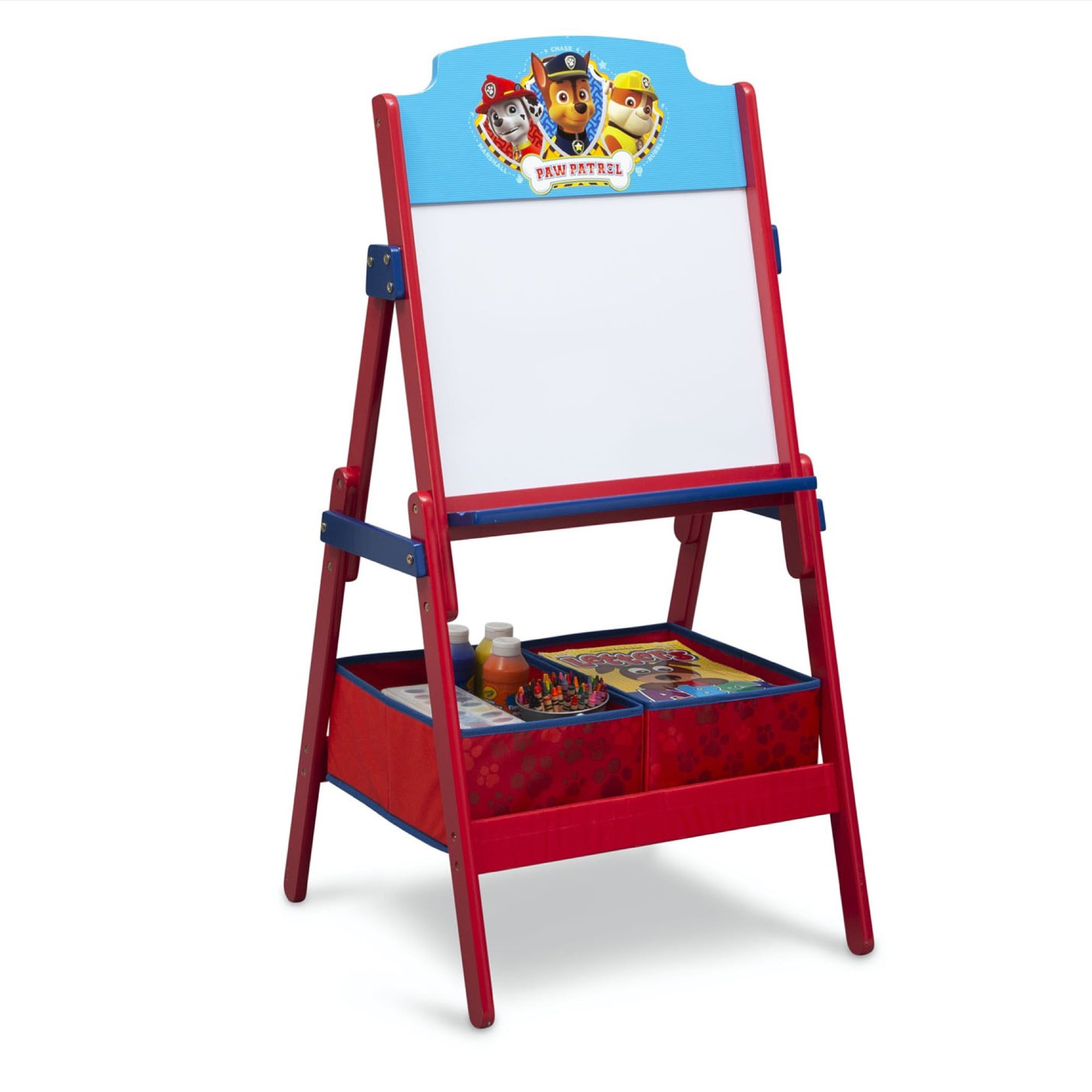 Crayola Color wonder Paw Patrol Travel Easel With 30 Bonus pages, Full size color  wonder markers and paints!