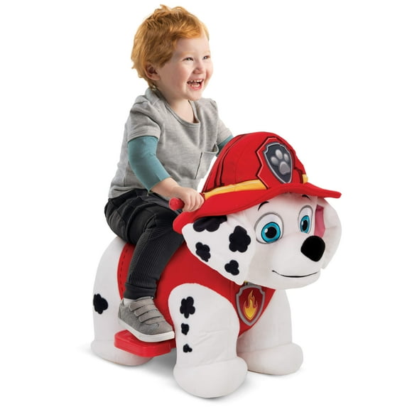 Nick Jr. Paw Patrol 6V Plush Ride ons for Toddlers - Chase/Marshall/Skye