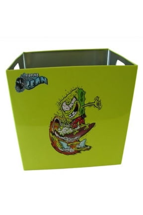 Nick Jr Spongebob Storage Tub Tin Bin Basket