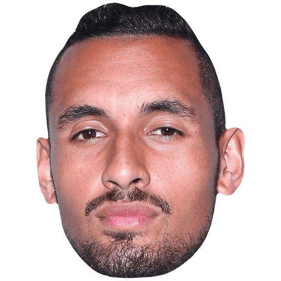 Nick Kyrgios (Beard) Flat Cardboard Face