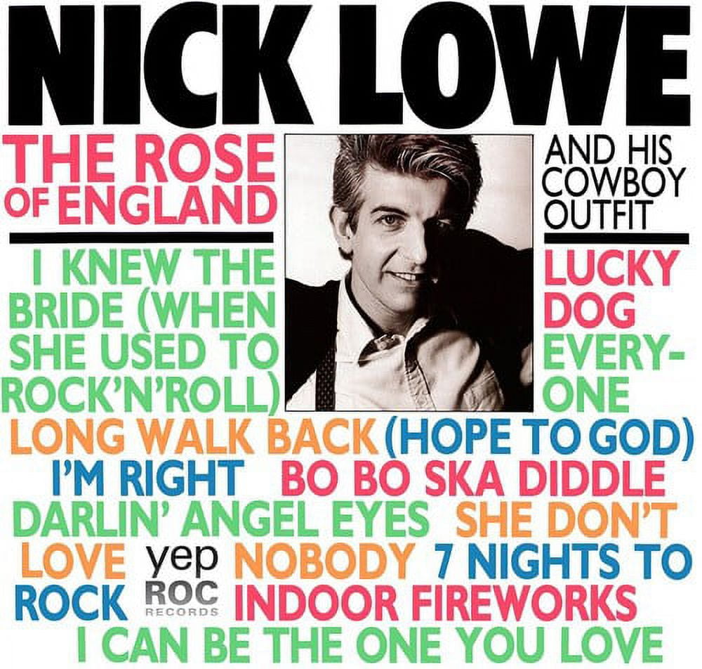 ★ニック・ロウ / ローズ・オヴ・イングランド★NICK LOWE◇日本初版 Nick-Lowe-Rose-Of-England-