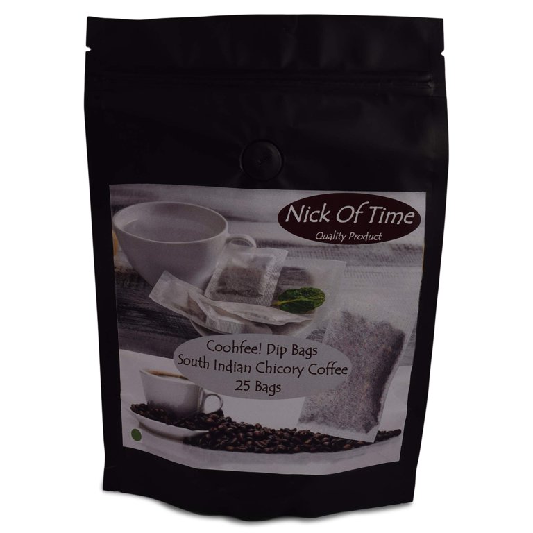 https://i5.walmartimages.com/seo/Nick-Of-Time-Indian-Dip-Coffee-Bags-100-Arabica-Aa-Grade-Dark-Roast-Pack-Of-25_88527bff-6919-4cbb-b618-2cbd8018d82b.c23ee6bffcf2d0a774671ada14b9a48e.jpeg?odnHeight=768&odnWidth=768&odnBg=FFFFFF