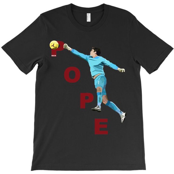 Nick Pope Funny Classic Soccer Graphic H26647 T-Shirt, for Men and Women, Up to Size 5XL