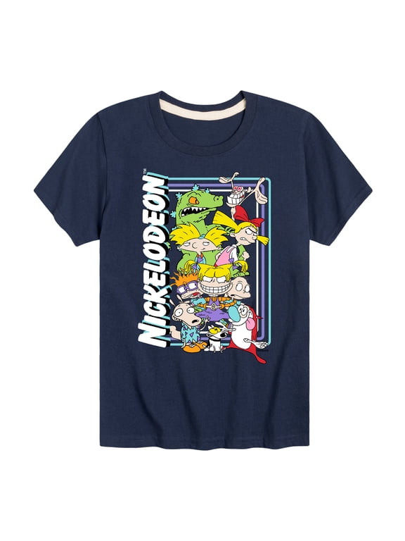 - Nick 90's Group Boys' Short Sleeve Graphic T-Shirt