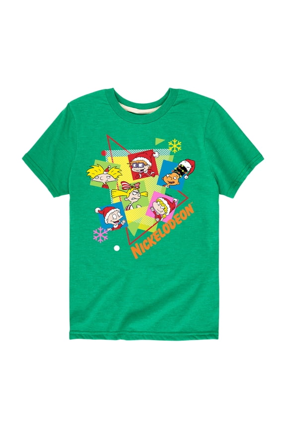 Nick Rewind - Nick 90's Holiday - Toddler And Youth Short Sleeve Graphic T-Shirt