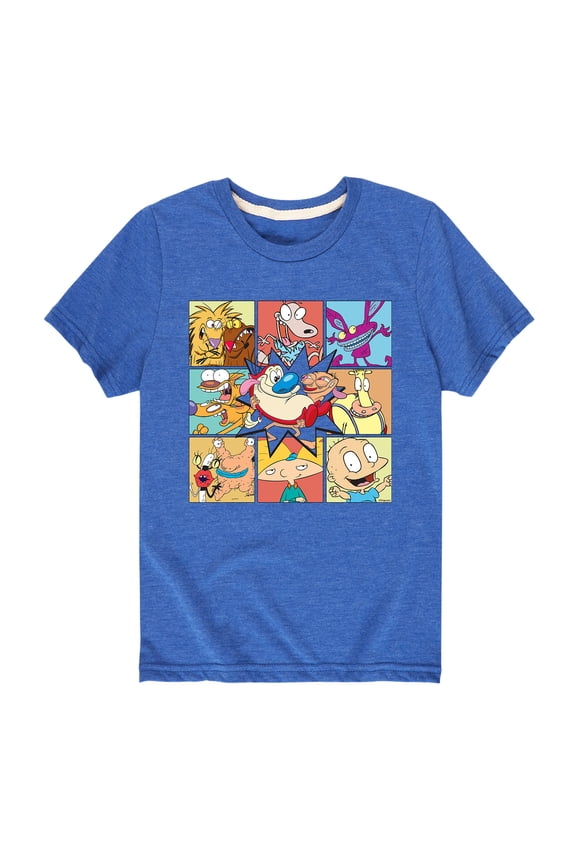 Nick Rewind - Nick Group Boxes - Toddler And Youth Short Sleeve Graphic T-Shirt