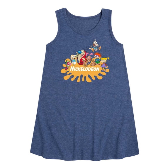 Nick Rewind - Nick Group Splat - Girls Aline Dress