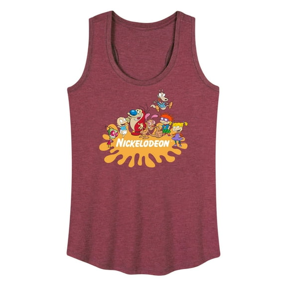 Nick Rewind - Nick Group Splat - Women's Racerback Tank Top