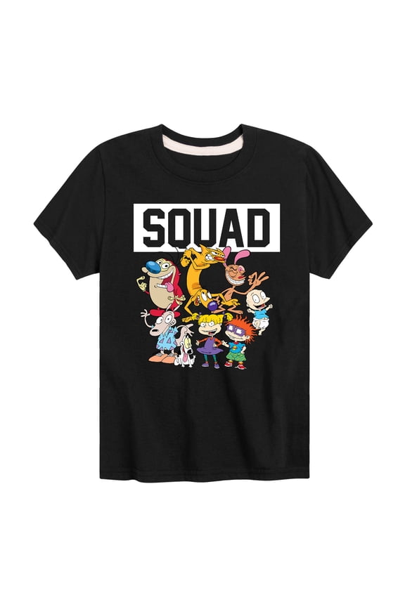 Nick Rewind - Squad -Toddler And Youth Short Sleeve Graphic T-Shirt