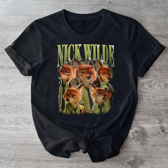 Nick Wilde Zootopia Cartoon Movie Shirts, Trending Crewneck, Couple Movie Shirt, Halloween Matching Family ShirtChirtsmas Tshirt, Funny Unisex Gift Shirt-TH42875